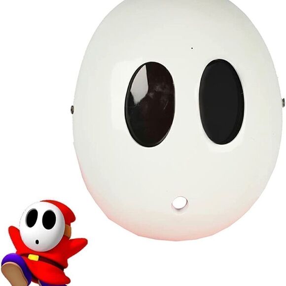 Xcoser Halloween Mask Cosplay Costume White Resin Mask Collection Props - Picture 4 of 10